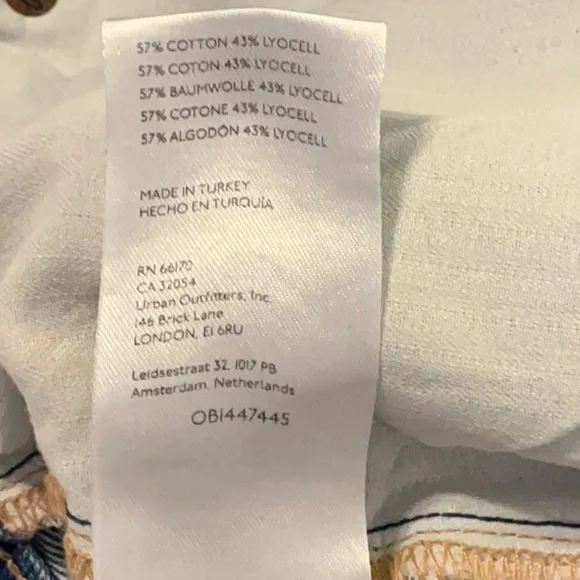 We The Free X FP Good Time Relaxed Distressed Shorts in Beach Bum Size 28; NWOT - Picture 14 of 15